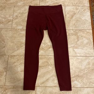 Pact Burgundy Organic Cotton Leggings